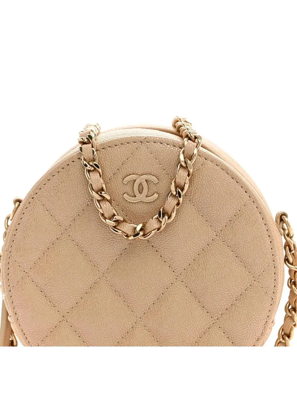 Chanel Iridescent Caviar Quilted Round #321952C19B